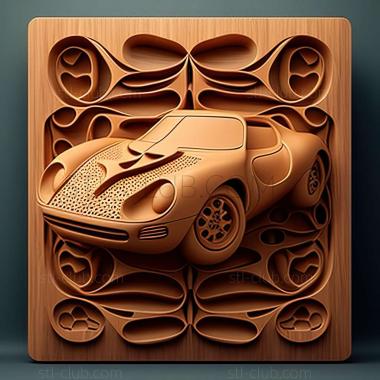 3D мадэль Porsche 904 (STL)